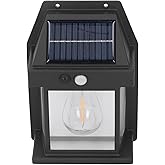 VGEBY Solar Tungsten Wall Light, Outdoor Sensor Interaction Lamp Exterior Lighting Fixtures Wall Mount IP65 Waterproof
