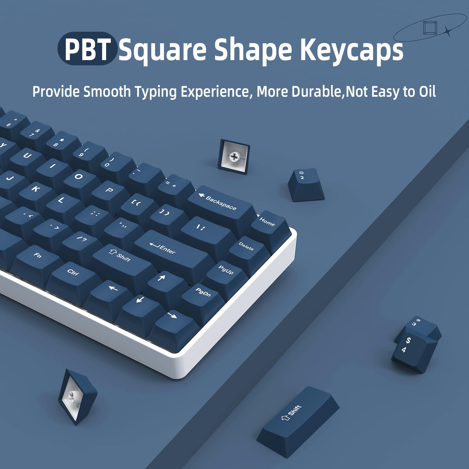 Mua 120 Key Custom PBT Keycap Set Double Shot Cherry Profile for 61/68 ...