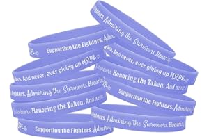 FIGHT LIKE A GIRL Supporting the Fighters, Admiring the Survivors, Honoring the Taken Silicone Wristband (10 Pack)