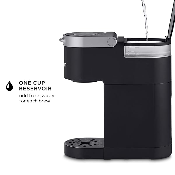 KEURIG K-MINI SINGLE SERVE K-CUP POD COFFEE MAKER, 6 TO 12OZ BREW SIZE, WITH CORD STORAGE, PERFECT FOR SMALL SPACES, BLACK