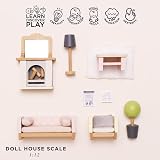 Le Toy Van Wooden Daisylane Sitting Room Furniture Set 10-15cm Dolls view 3