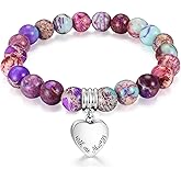 XIUDA Heart Cremation Memorial Urn Bracelet 316L Stainless Steel Keepsake Jewelry Urn Bracelet for Ashes for Women-With Me Always
