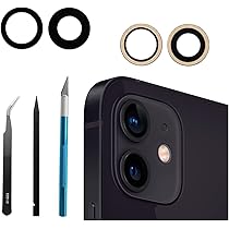 Perzework OEM Vitre Arrière De Rechange Pour IPhone 12 Mini 5,4" (Bleu) Avec Kit D'outils De Réparation