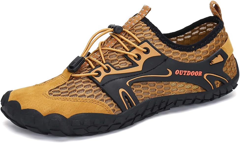 Dannto Mens Hiking Shoes Quick Dry Barefoot Water Shoes Breathable Casual Shoes Sports Aqua Shoes Swim Shoes for Outdoor Hiking Beach Boating Fishing and Leisure Activities