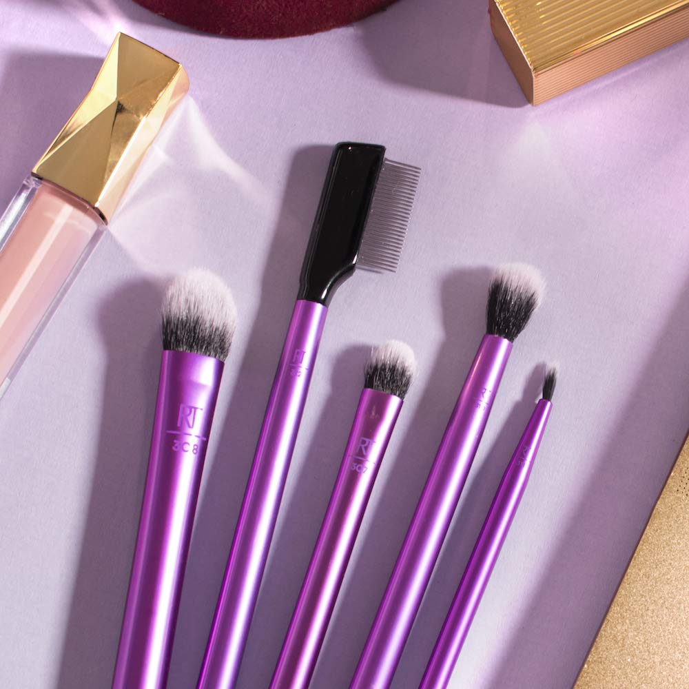 Real Techniques Professional Eyeshadow Blending Makeup Brush Set, Set of 5: Beauty
