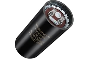 JOCOSA 189-227 uf/MFD 330V VAC 50/60 Hz AC Electric Round Start Capacitor Universal Replacement for Electric Motor Applications