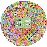 Scratch and Sniff Stickers, 828 Smelly Stickers&36 Sheets，54 Interesting Designs and 9 Different Sweet Smells Have Fun with Your Teachers, Parent, Friends for Reward,Crafts Motivation-Reward Stickers
