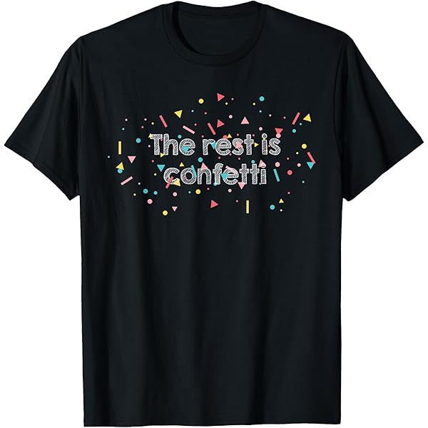 Amazon.com: Haunting of Hill House - Confetti Letter Graphic Top T