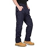 BOCOMAL FR Pants for Men Stretch Knee Pads Opening Flame Resistant Utility Reinfoced Work Carpenter Jeans Relaxed Fit