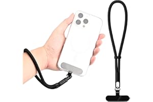 Phone Wrist Strap Adjustable Cell Phone Wristlet Strap Comfortable Lanyard with Tether Tab for Phone Case Keys ID Badges Comp