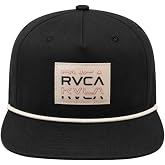 RVCA Men's Tracking Snapback Hat, Black, One Size | Adjustable closure for a customizable fit