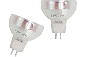 Wadoy FH-S 82V 300W Projector Bulb 2 Pack, Multi-Mirror MR13 GX5.3 Base Compatible with Apollo Kodak 4400 4600 5000 5200 48157 FH-S/A Overhead Projectors Stage Studio Lighting Lamp