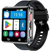 4G Smart Watch Phone, Android 11 Quad Core 4GB+64GB Smartwatch 2.64" Large Screen Men Watch 1200mAh Type-C Port 5.0MP Dual Camera WiFi Bluetooth GPS Fitness Activity Tracker Watches (64GB)