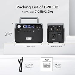 Flashfish 300W Portable Power Station 230Wh LiFePO4
