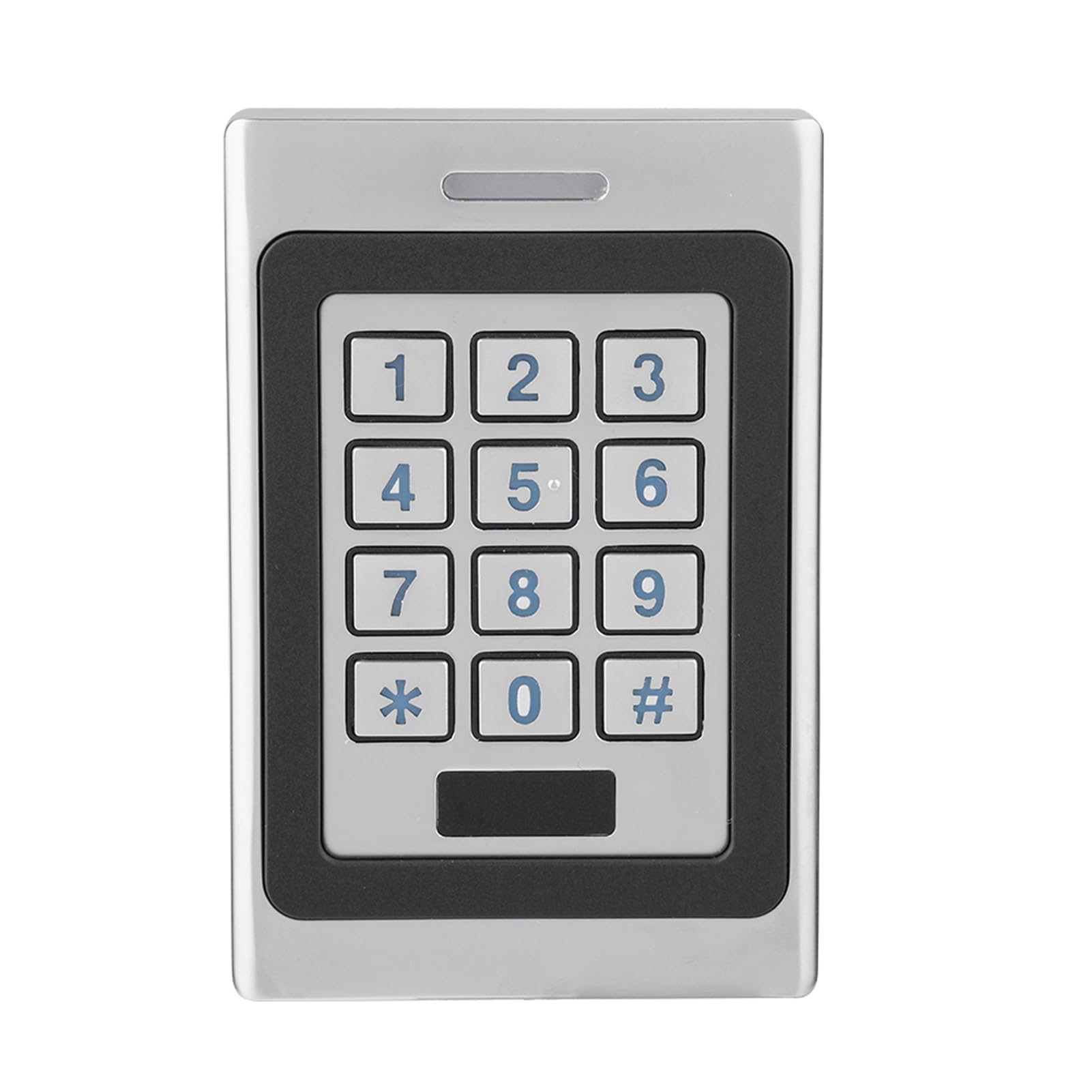 Door Access Control Open by PIN 4-6 Code Read 125KHz RFID Card with IP67 Waterproof/Intelligent Keyboard Lights for Shop Lab Factory Warehouse Apartment Building Company Bank
