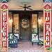 Farm Animal Porch Banner, Barnyard Party Decorations, Themed Door Banner, 1271 Inches, for Baby Shower Birthday Wedding Party