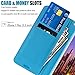JanCalm Wallet Case for iPhone 8 Plus/iPhone 7 Plus Case, [Wrist Strap] [Kickstand] Pattern Premium PU Leather Wallet [Card/Cash Slots] Flip Cover