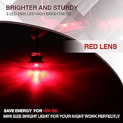 TMH 3/4 Inch Mount 10 pcs Amber + 10 pcs Red LED