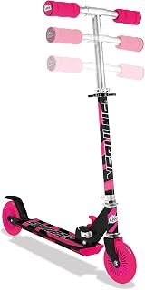 Ozbozz HGL Nebulus Pink Black Folding Scooter - 2-Wheel, Adjustable Handlebar view 3