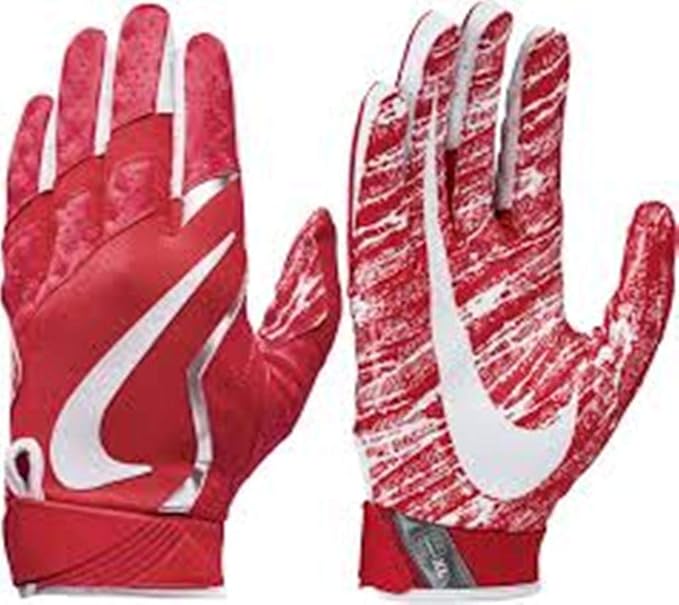 Amazon.com : Nike Mens Vapor Jet 4 Football Glove Red M : Sports & Outdoors