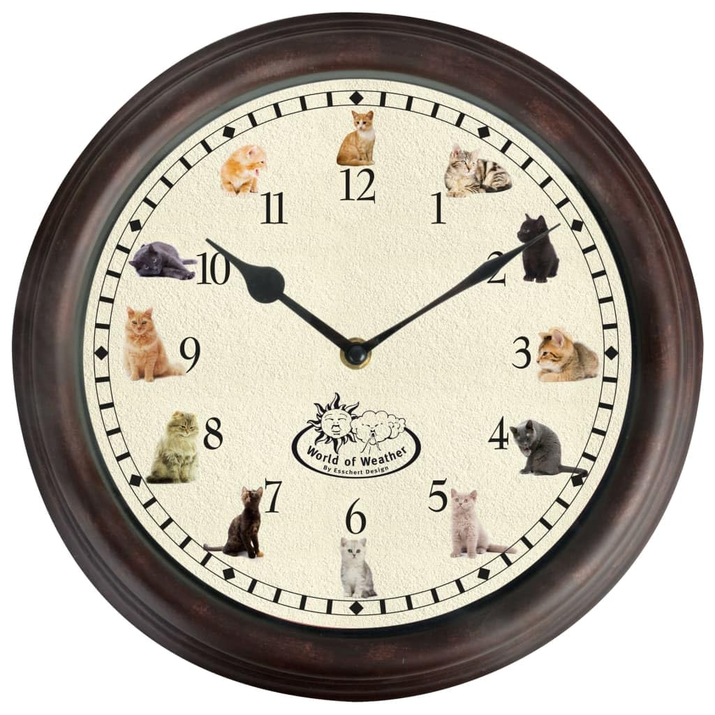 Fallen Fruits Cat Sound Clock