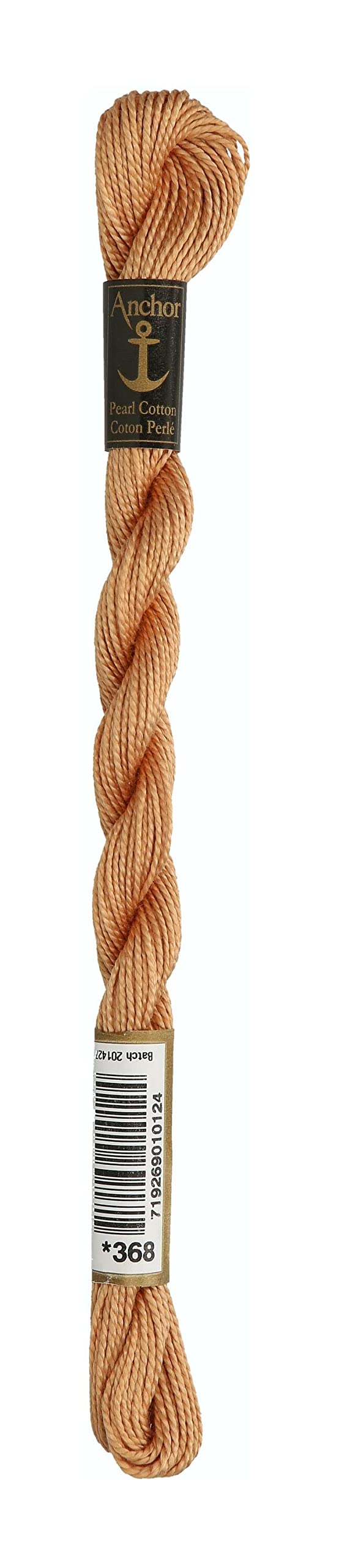 Anchor pearl thread, embroidery thread, Cotton, 00368 Karamel, karamel