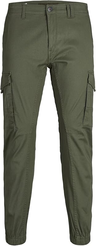 Jjipaul Jjflake Akm 542 Jeans Olive N Noos Jr, Crianças, Verde, 158