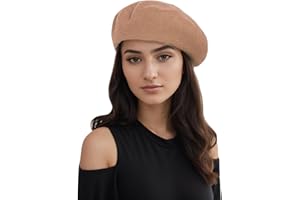 HENGWOYS Women's Beret Hats – Chic French Berets for Women, Premium Wool Beret – A Classic Wardrobe Addition for Stylish Women