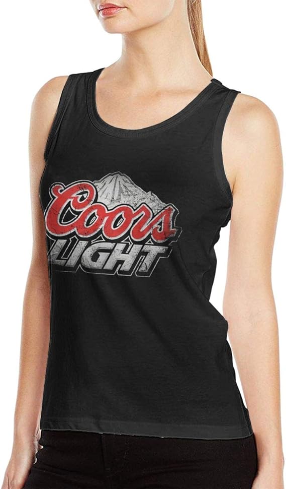 Coors Light Beer Womens Supersoft Cotton Casual Tank Top