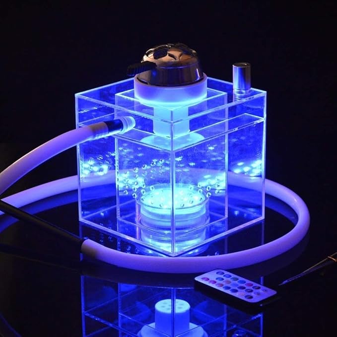 ZAIJIELI Shisha Set Micro Modern Acryl Würfel Shisha Amazon.de Elektronik
