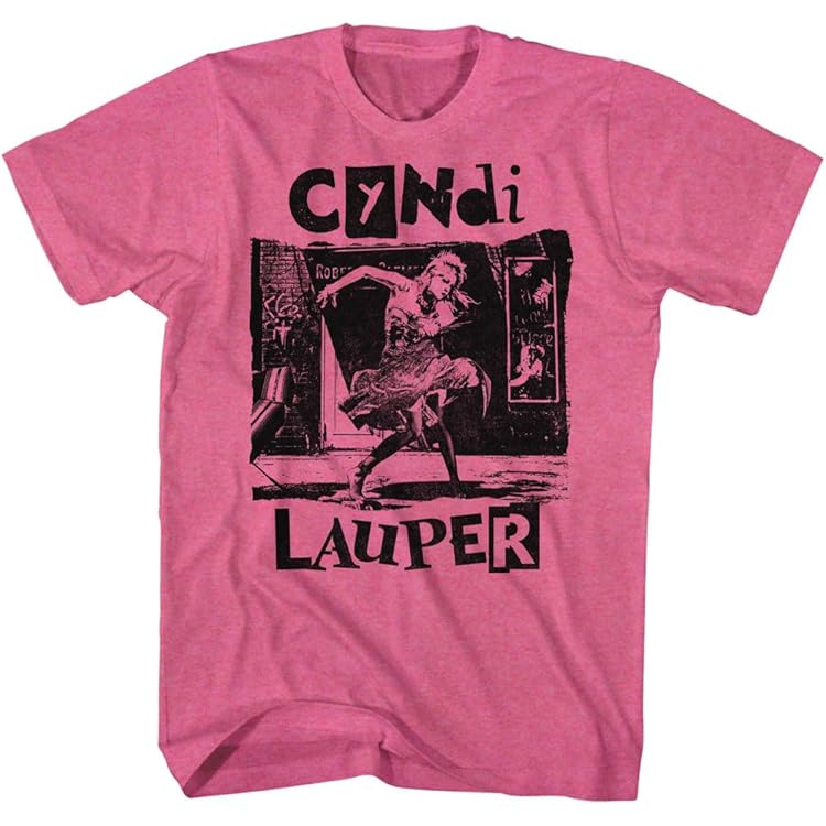 Amazon.com: Cyndi Lauper She's So Unusual Adult Short Sleeve T