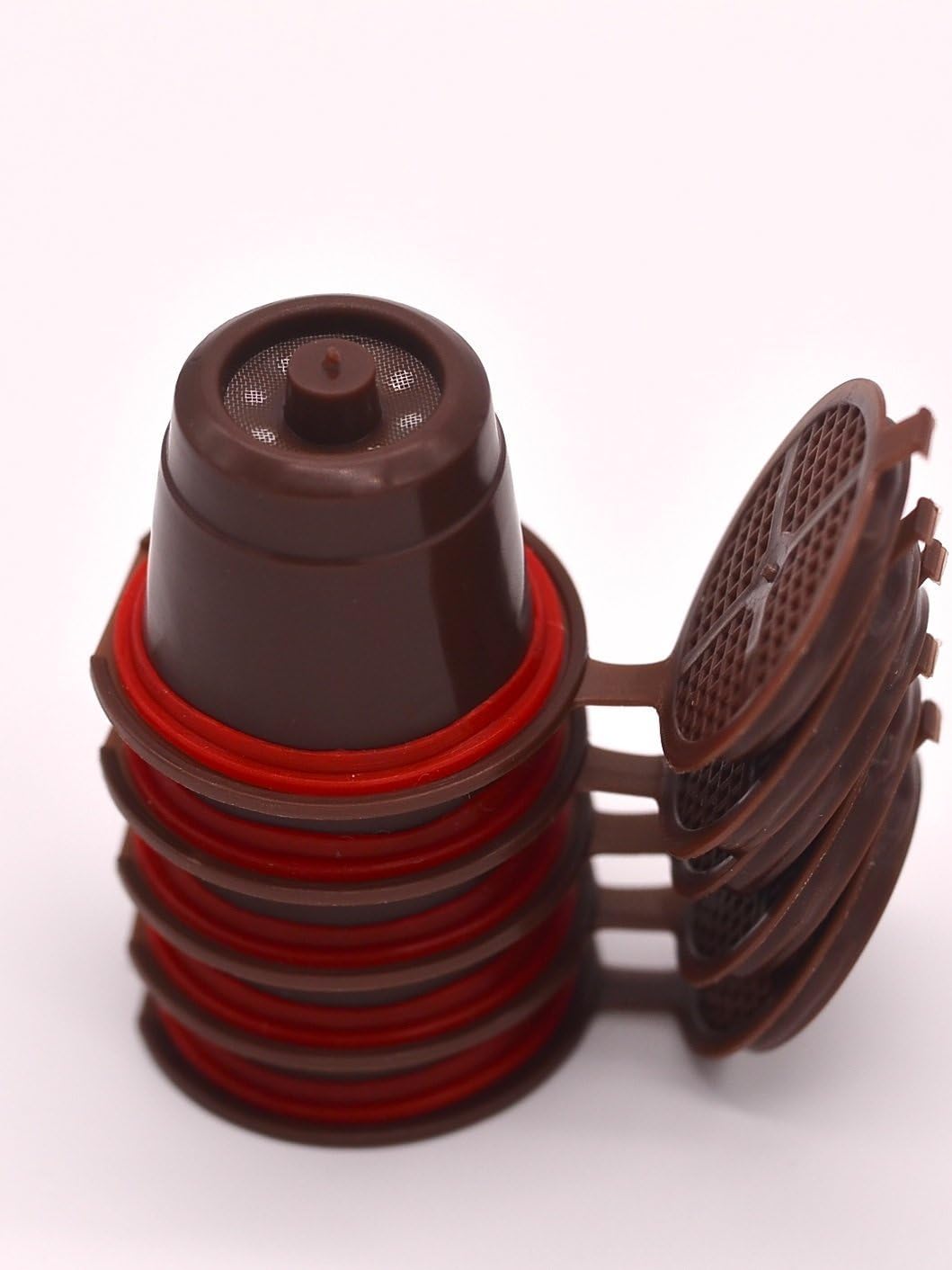 Refillable Capsule Pods for Nespresso Coffee Machine (Pixie, Citiz, Lattissima, Essenza, Le Cube Compatible) (5)