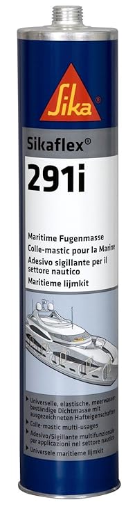 Sikaflex 291i haftstarker Marine PU Dichtstoff Kartusche 300ml Farbe Schwarz