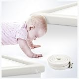 Vicloon Edge Protectors 2M x 2 Roll Foam Safety Strip Milky White view 2
