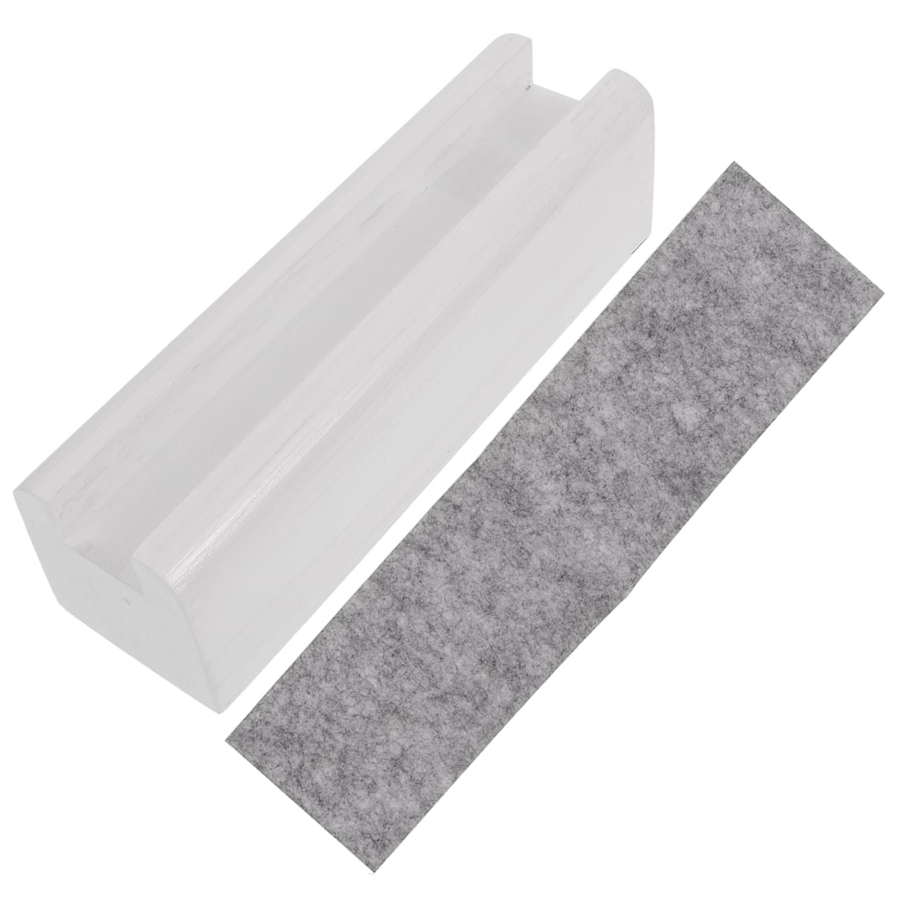 DOITOOL Full Body Mirror Holder Made of Wood Standing Mirror Holder with Non-Slip Base Stable Mirror Stand for Floor Mirror Artwork Display Holder for Home and Office 9.8 x 2.9 x 2.7 Inches