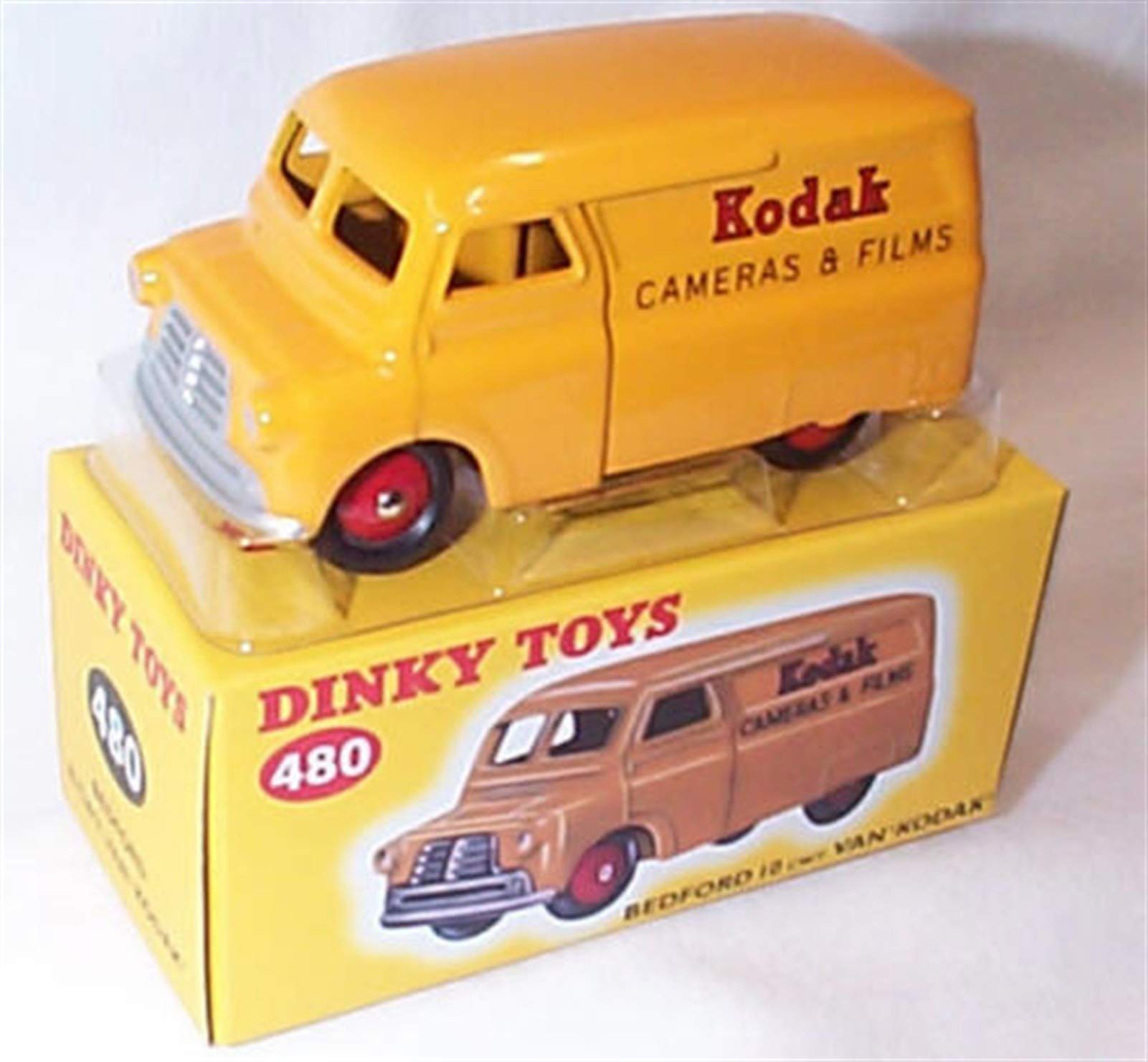atlas editions miniatures dinky toys 480 bedford 10 CWT kodak van vehicle diecast model