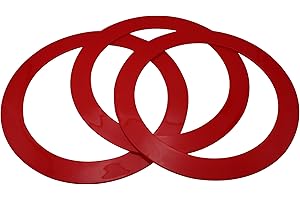 PEHHAH 12.59'' Diameter Juggling Rings Set of 3 for Professional and Beginner (Red)