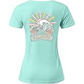 Palmyth Fishing Shirts for Women UPF 50+ Sun Protection Short Sleeve Lightweight Quick-Dry T-Shirt