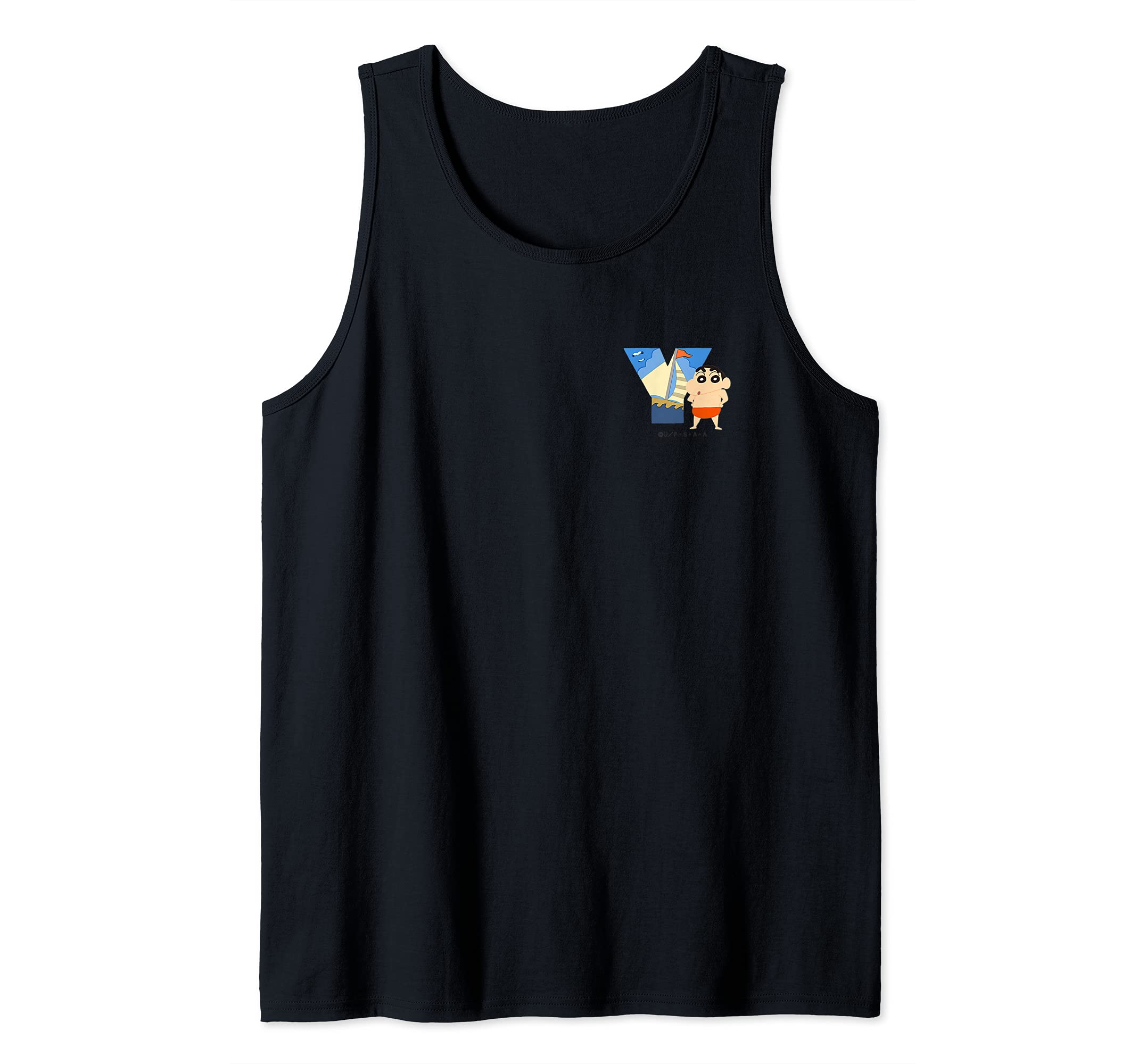 Crayon Shin-chan FUN! FUN! STUDY A to Z ”Y” one point Tank Top