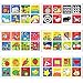 TOP BRIGHT Soft Cloth Books for Babies First Year, Baby Toys 6 to 12 Months Girls and Boys, Crinkly Cloth Book Bath Toys(Pack of 6)