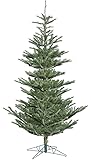 Vickerman 6' Alberta Spruce Artificial Christmas Tree, Unlit - Lifelike Indoor Seasonal Home Decor - Maintenance Free - Unlit Faux Spruce Christmas Tree