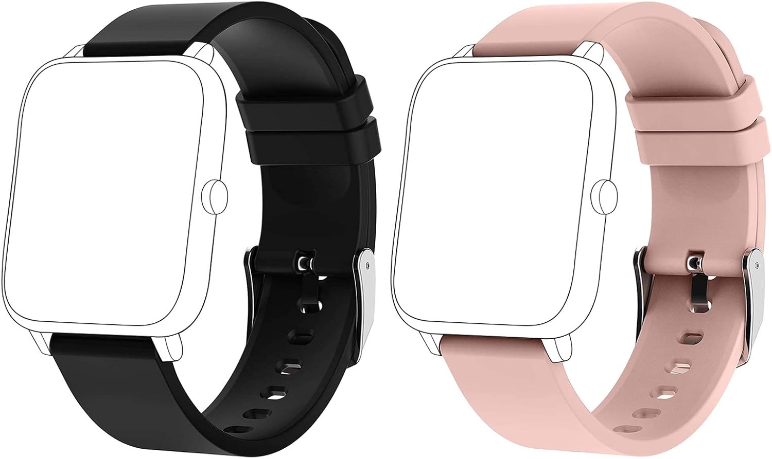Popglory Smart Watch Bands, Adjustable Smart Watch Amazon.co.uk
