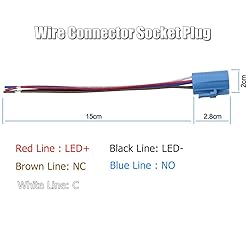 Quentacy 19mm 3/4" Latching Push Button Switch 12V