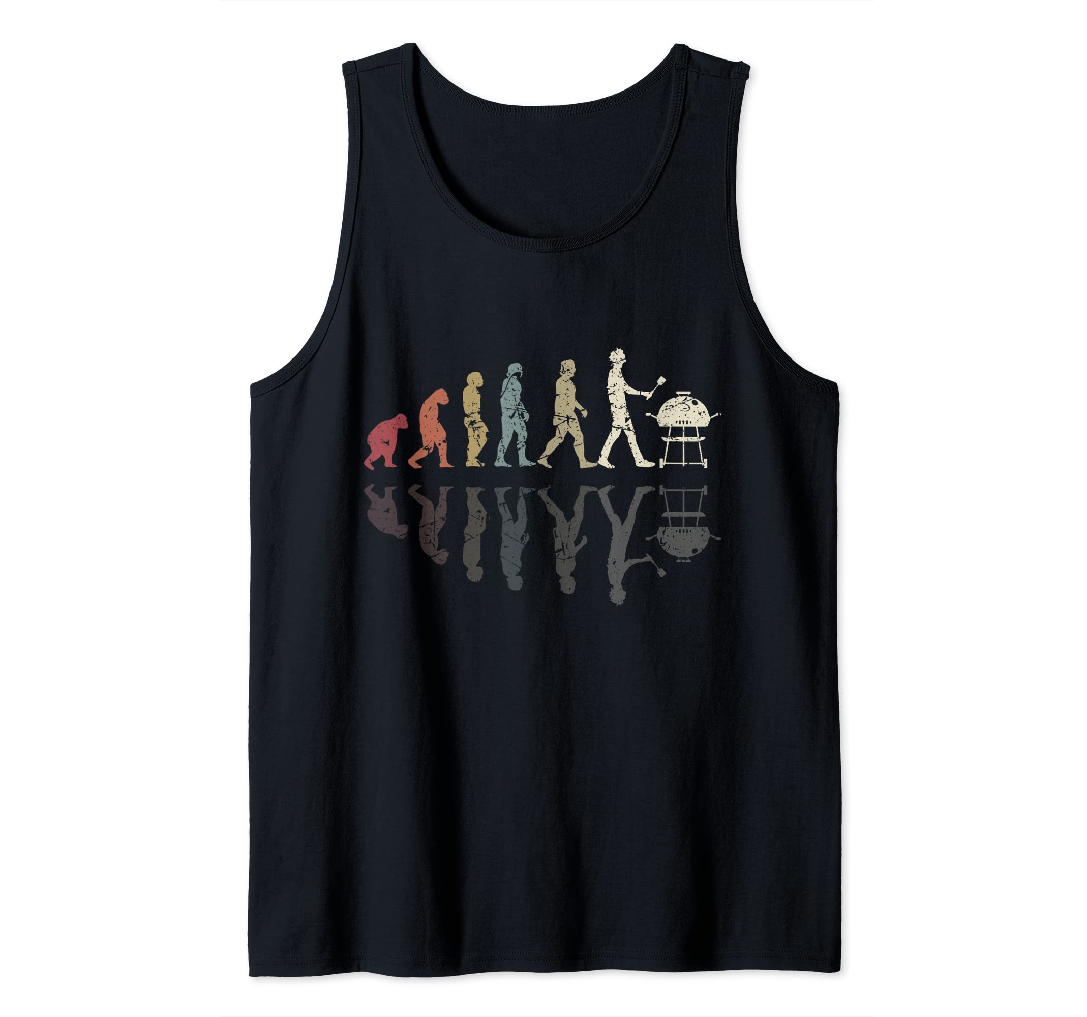 Grill Evolution Vintage Grilling Grill King Grill Master BBQ Tank Top