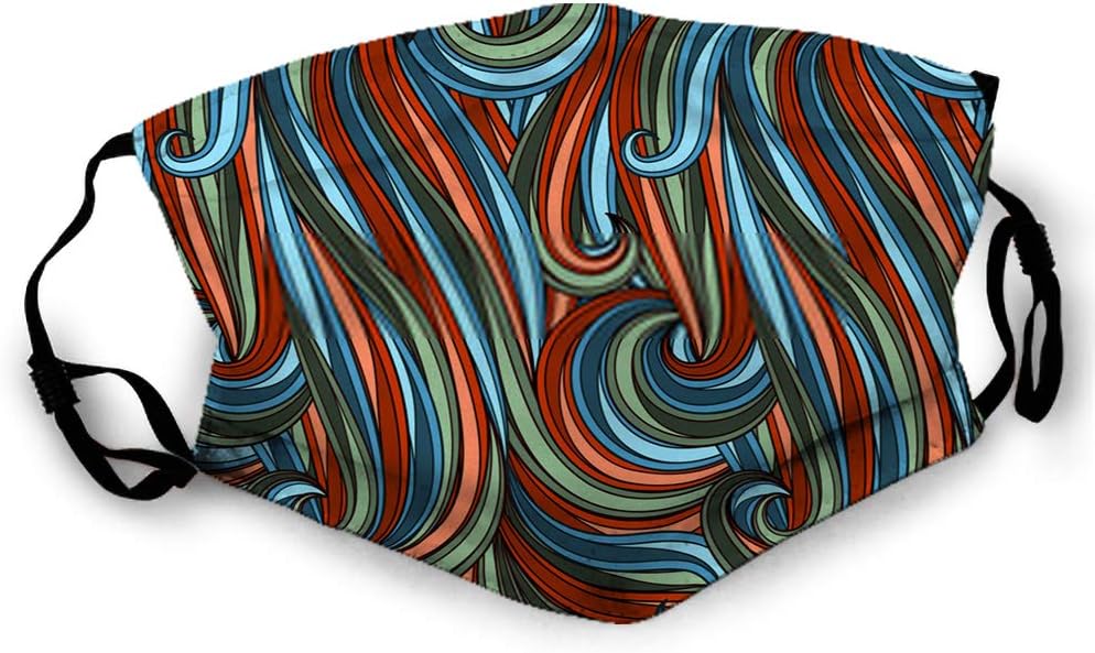 XHO Mouth Cover Anti Dust Pollution for Unisex with Pattern