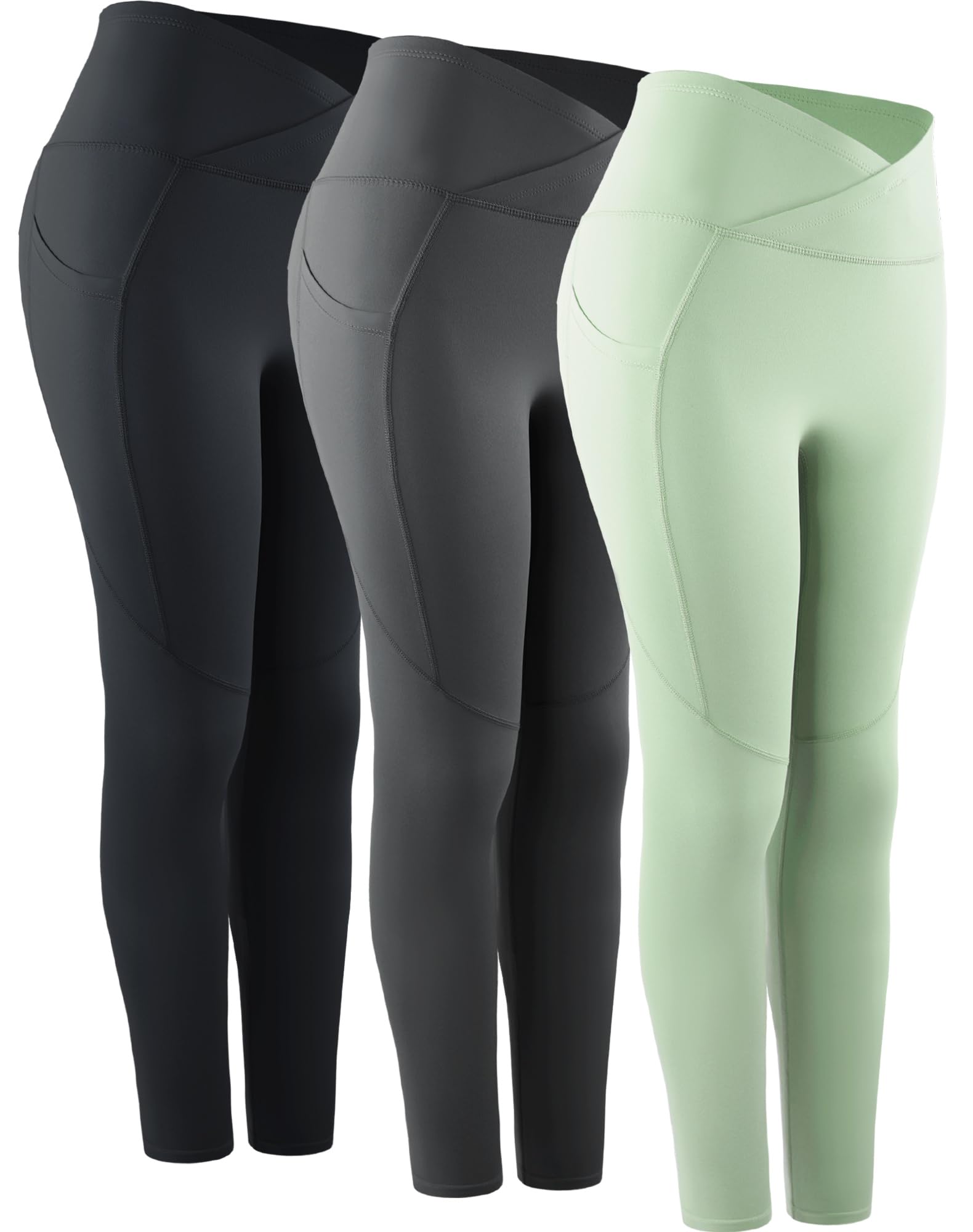 NELEUS Women's Nylon Yoga Leggings Pants Workout