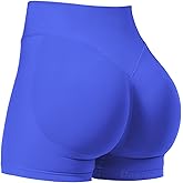 VOYJOY Women Workout Impact Shorts 2.5"/ 3.6"/ 4.5"/ 6" Scrunch Butt Lifting Gym Seamless Booty Biker Shorts