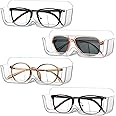 4pcs Eyeglasses Holder Stand Wall Mounted Glasses Storage Stand Sunglasses Organizer Glasses Display Case Wall Mounted