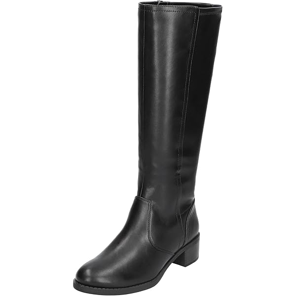 Amazon.com | Naturalizer Womens Brent Knee High Boot Black Leather