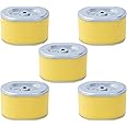 Adefol 5 Pack Air Filter Cleaner for Honda GX140 GX160 GX200 5.5HP 6.5HP Engine Replace 17210-ZE1-822 17210-ZE1-505 17210-ZE1